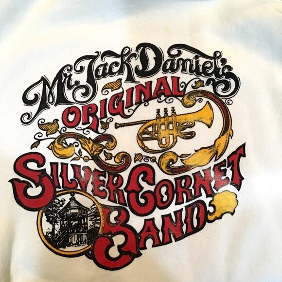 Vtg Mr. Jack Daniel's Silver Cornet Band Shirt XL - Picture 2 of 7